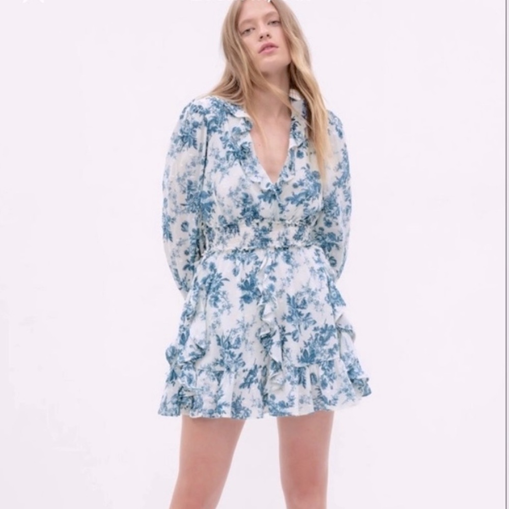 LoveShackFancy x Gap Floral Mini Dress